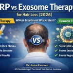 PRP vs Exosome Therapy for hair loss (1)