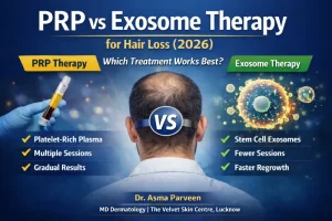 PRP vs Exosome Therapy for hair loss (1)