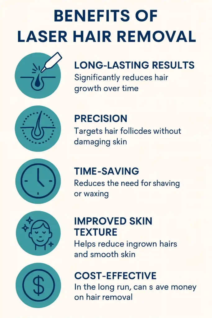 Benefits of Laser Hair Removal - Dermatologist Lucknow