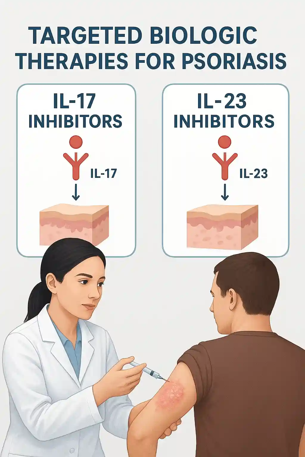 dermatologist lucknow- Targeted Biologic Therapies for Psoriasis.