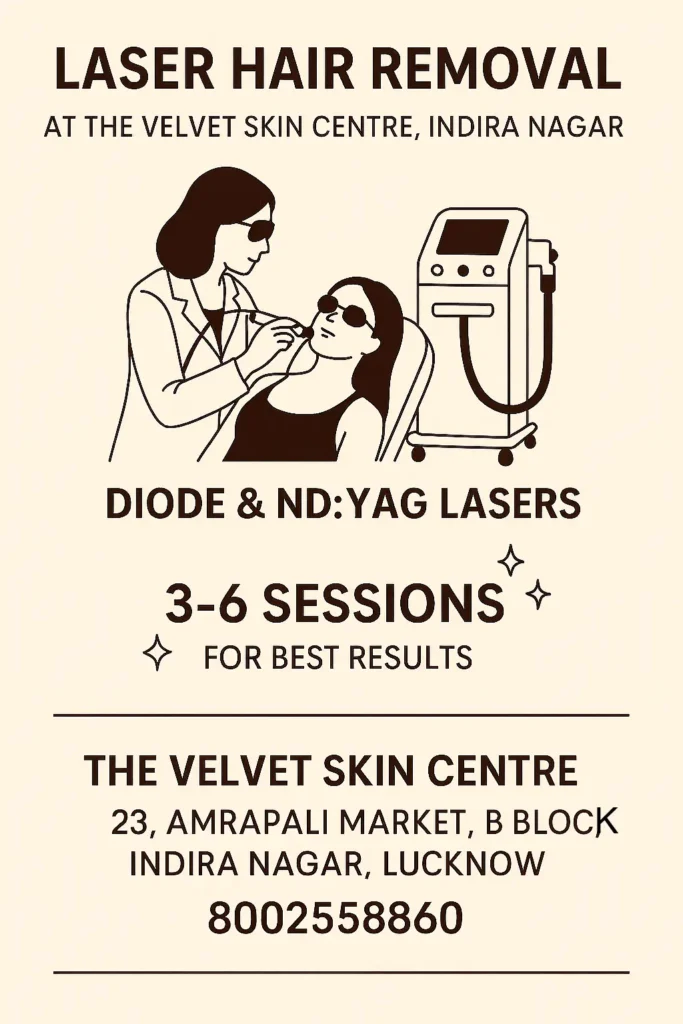 Laser Hair Removal indira Nagar Lucknow- Dermatologist Lucknow