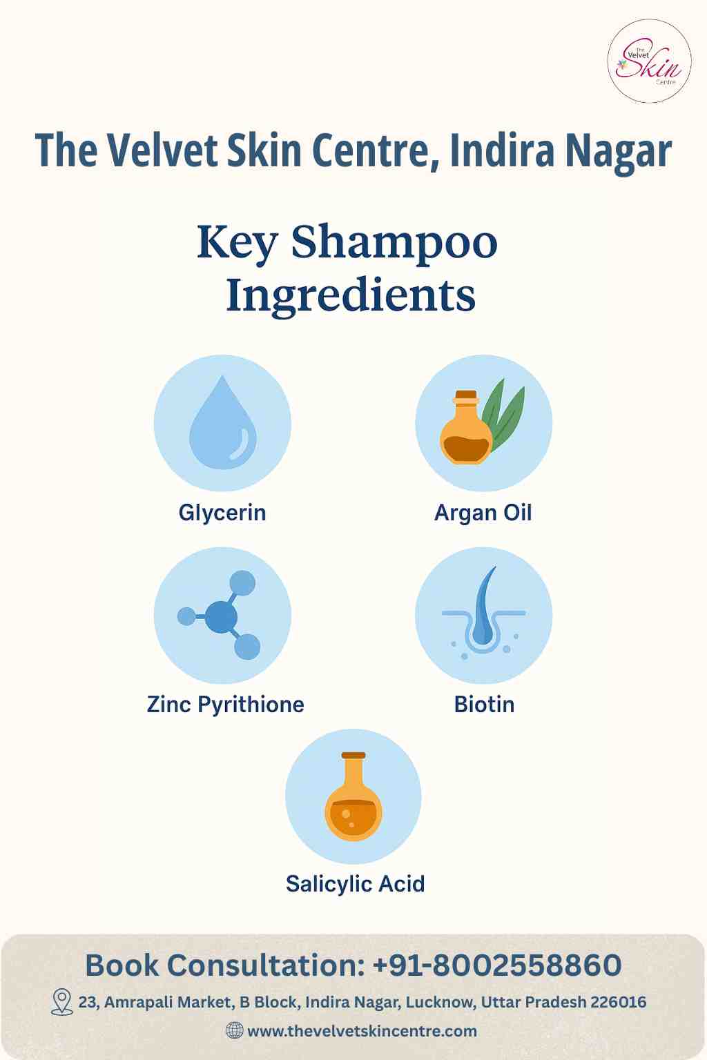 Key Shampoo Ingredients - Dermatologist in Lucknow
