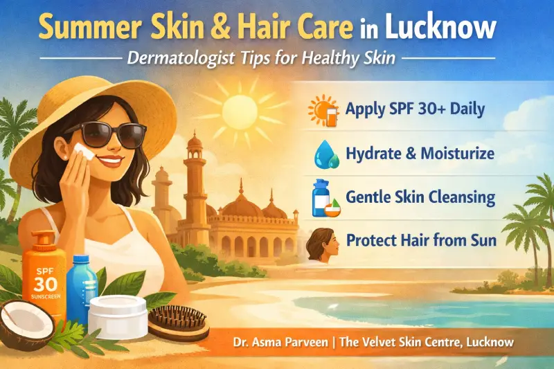 Summer skin and hair tips for Lucknow