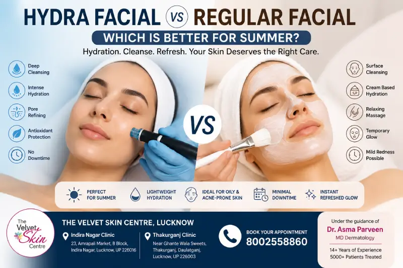 Hydra Facial vs Regular Facial: Which Is Better for Summer?