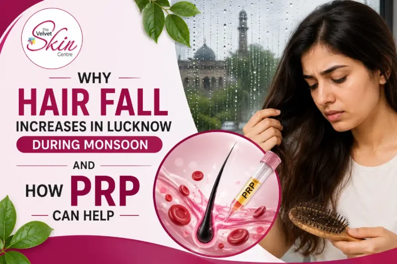 Why Hair Fall Increases in Lucknow During Monsoon — And How PRP Can Help