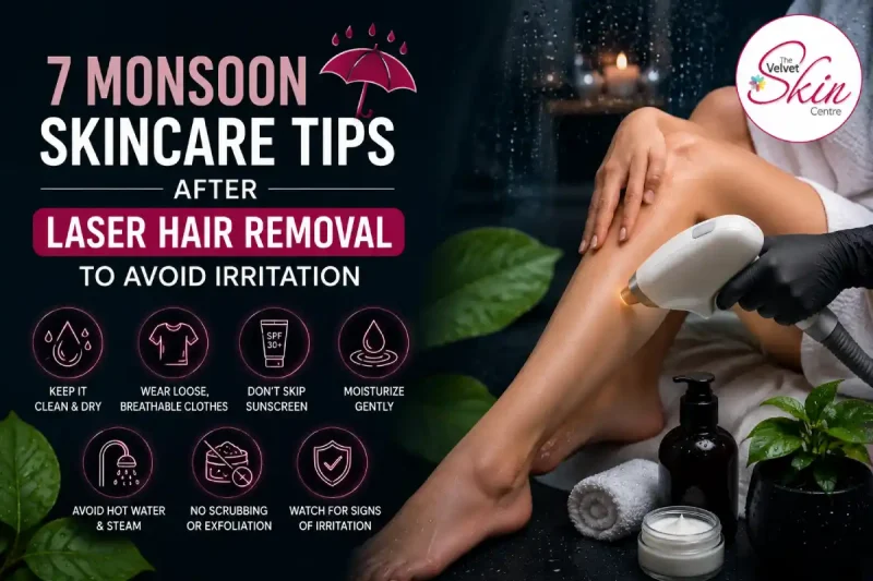 7 Monsoon Skincare Tips After Laser Hair Removal to Avoid Irritation